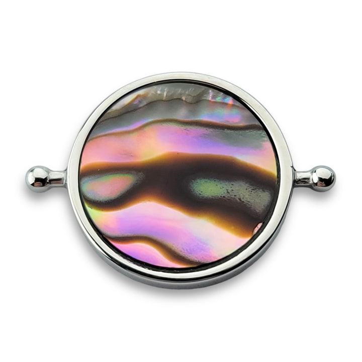 Abalone Shell Round Crystal Element