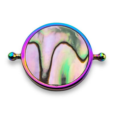 Round Rainbow Crystal Element