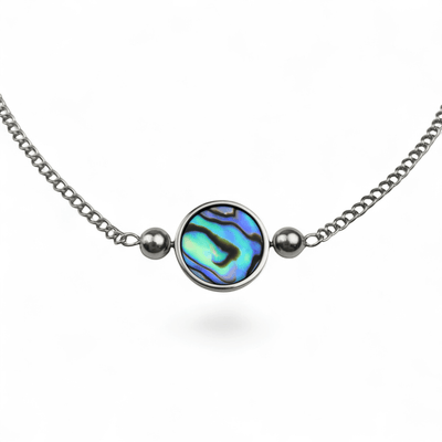 Crystal AuraDel "Link" Necklace