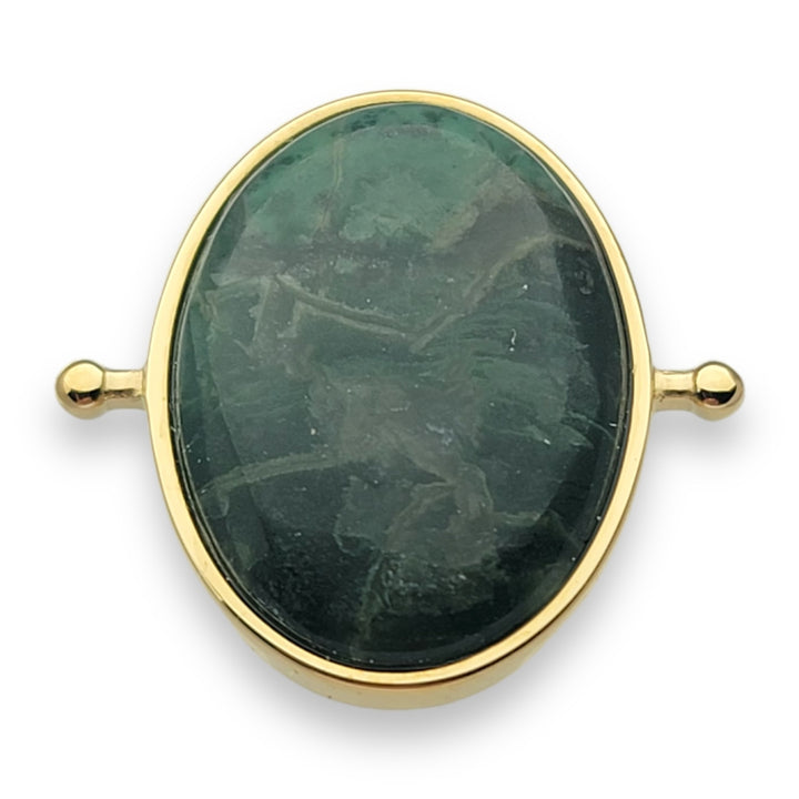 African Jade Oval Crystal Element