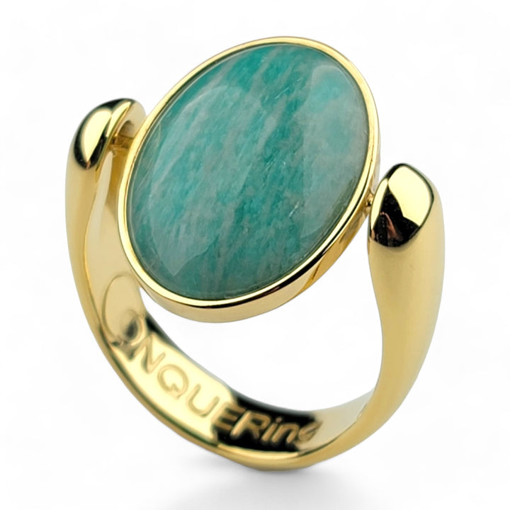 AlaDune™ Oval Crystal Fidget Ring