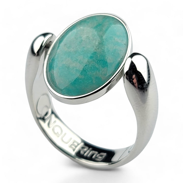 AlaDune™ Oval Crystal Fidget Ring
