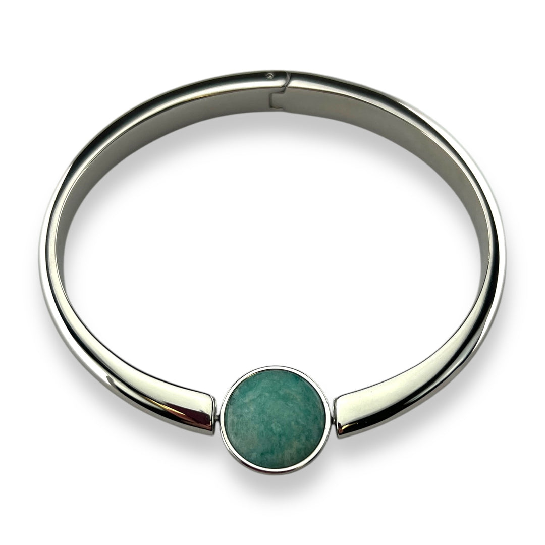 Round Crystal Willow Bangle