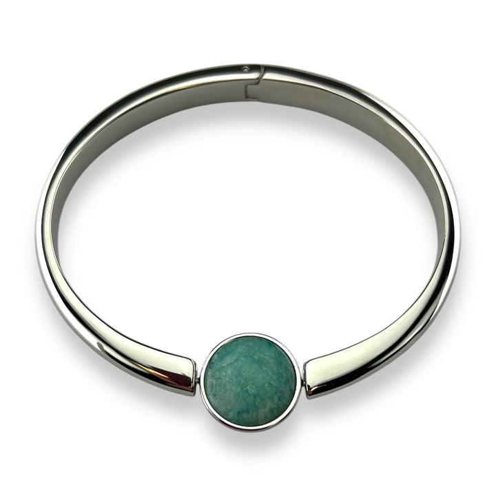 Round Crystal Willow Bangle