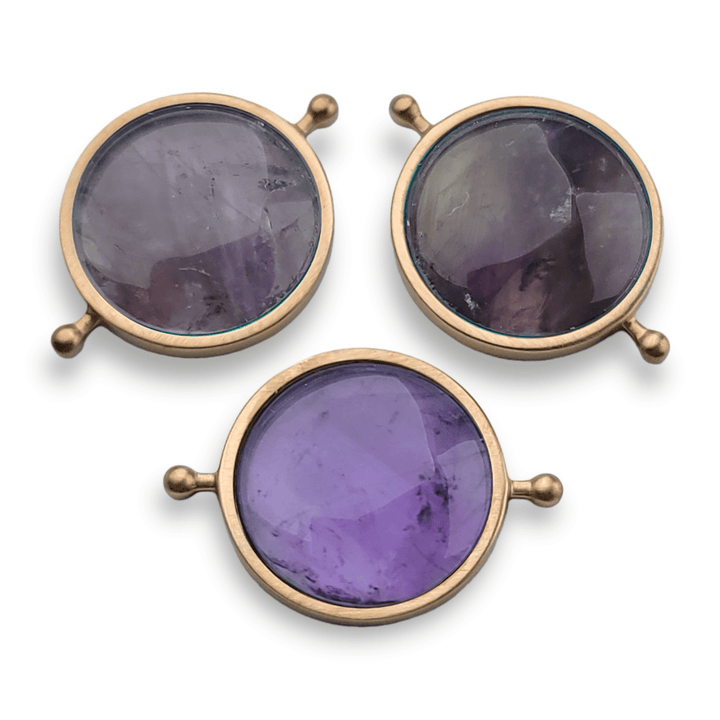 Rose Gold Round Crystal Element