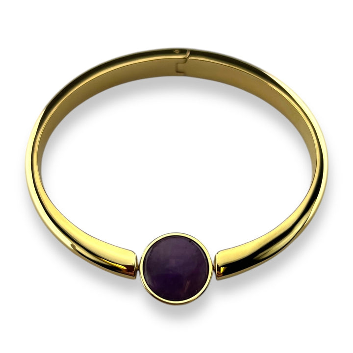 Round Crystal Willow Bangle