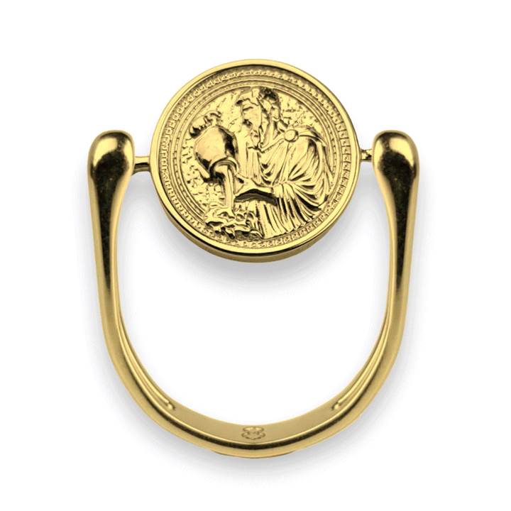 Luxe Gold Zodiac Fidget Ring
