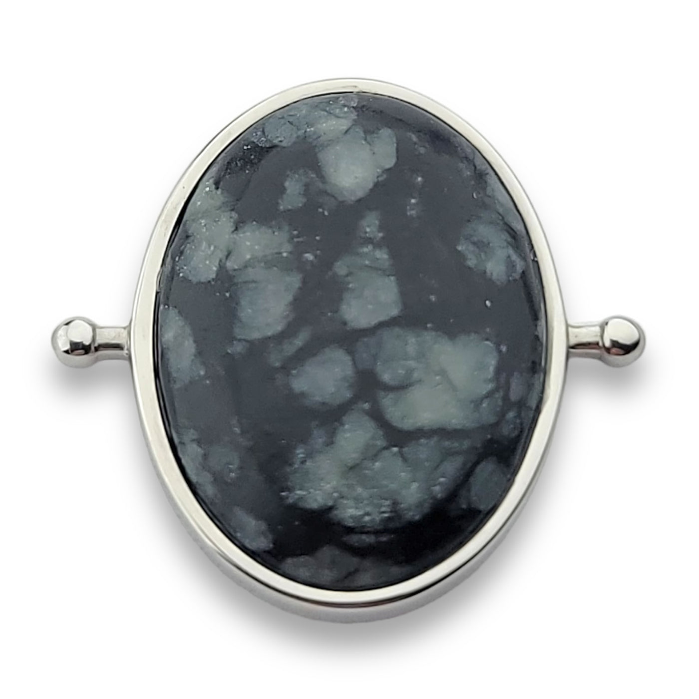 Black Picasso Oval Crystal Element