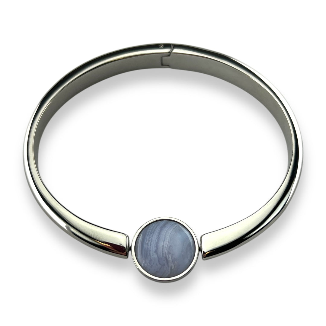Round Crystal Willow Bangle