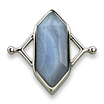 Blue Lace Agate TwinPoint™ Crystal Element