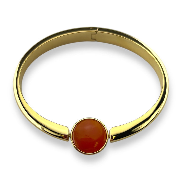 Round Crystal Willow Bangle