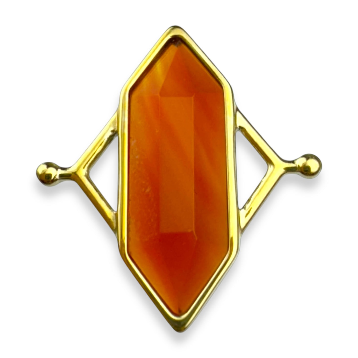 Carnelian TwinPoint™ Crystal Element