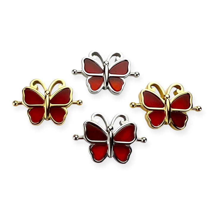 Crystal Butterfly - Carnelian
