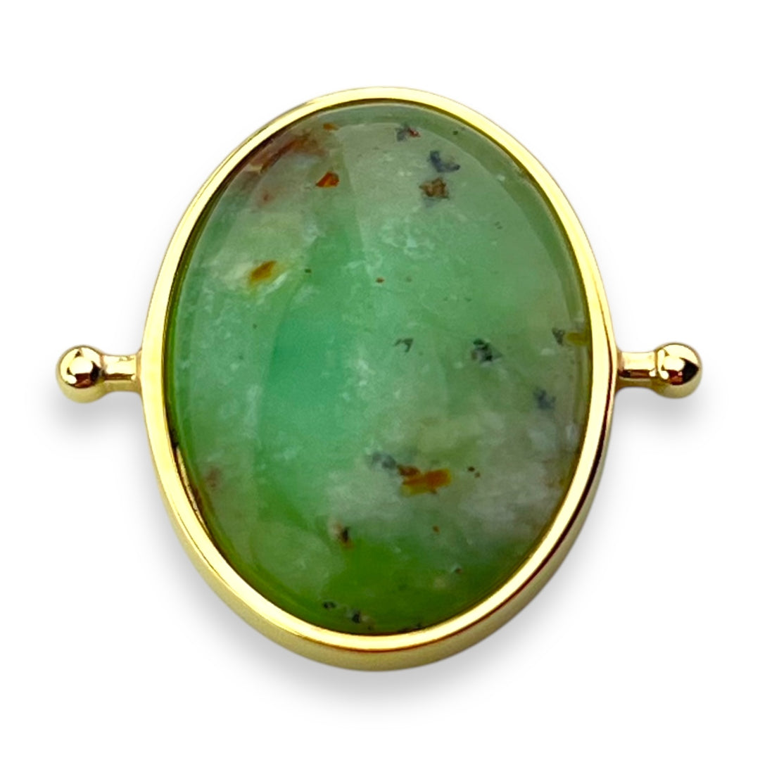 Chrysoprase Oval Crystal Element