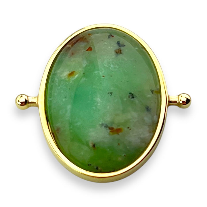 Chrysoprase Oval Crystal Element