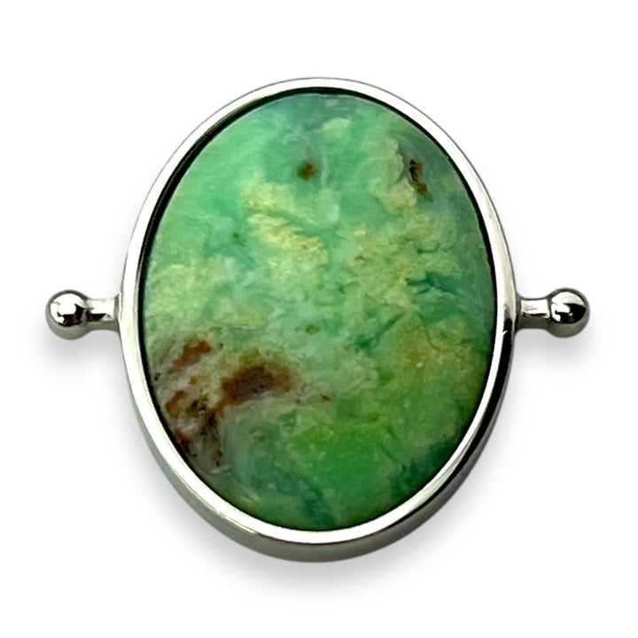 Chrysoprase Oval Crystal Element