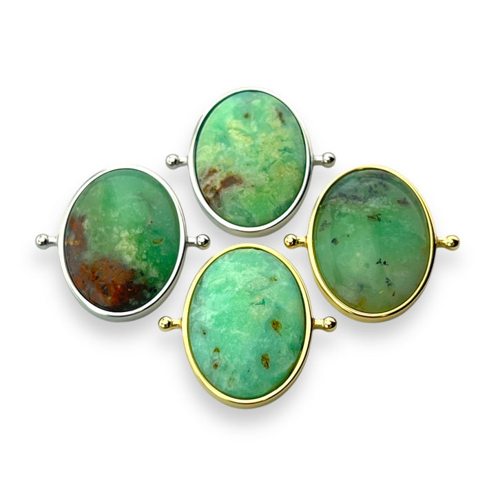 Chrysoprase Oval Crystal Element