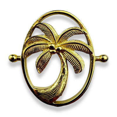 Luxe Coconut Palm Tree Oval Element