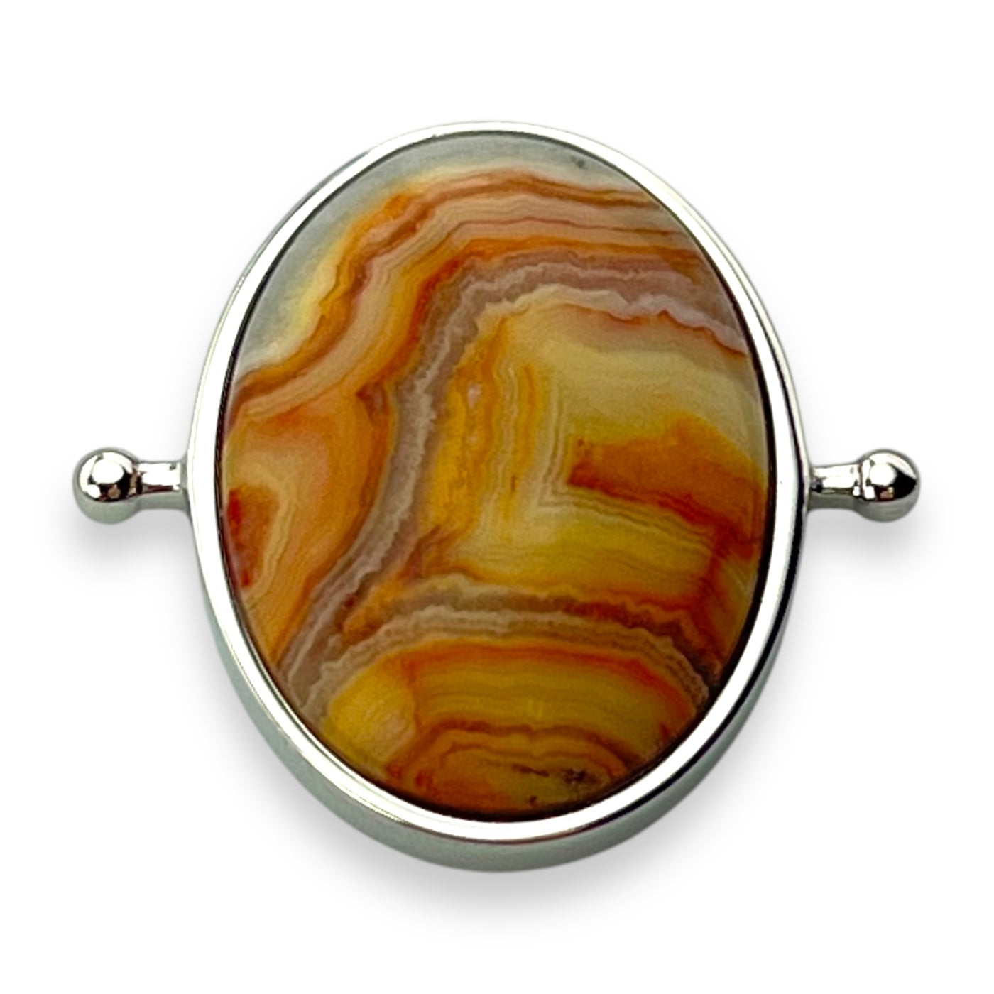 Crazy Jasper Oval Crystal Element