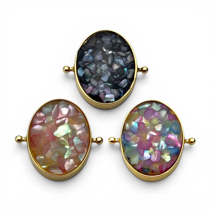 Crystal Confetti Oval Encapture™ (3-Element Set)