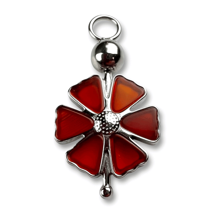 MiraLink™ Crystal Flower Charm