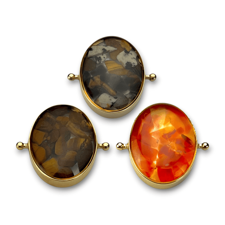 Crystal Confetti Oval Encapture™ 3-Element Set