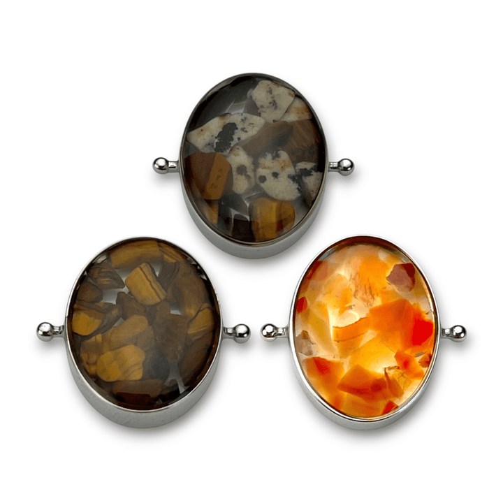 Crystal Confetti Oval Encapture™ 3-Element Set