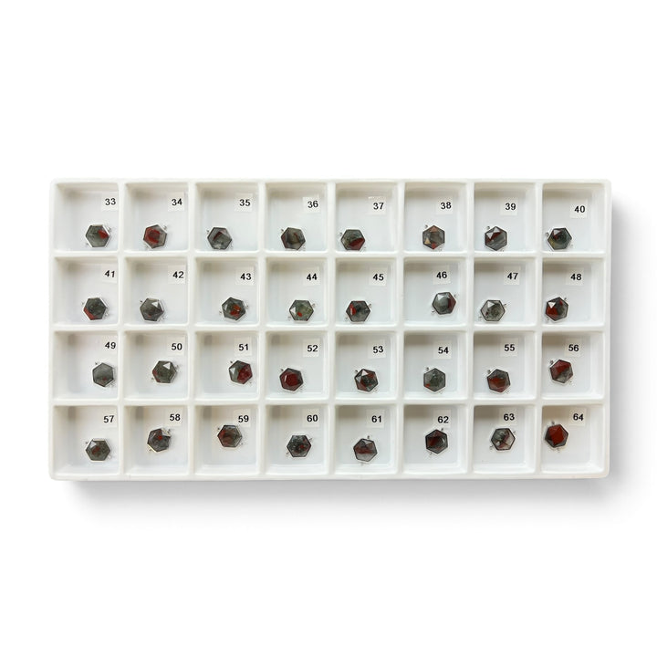 Pre Shop Preview Choose Your Own Bloodstone Hexagon – Silver