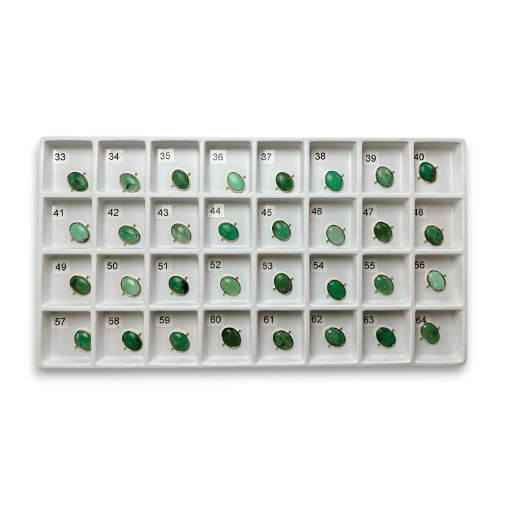 Choose Your Own Chrysoprase Oval – Gold