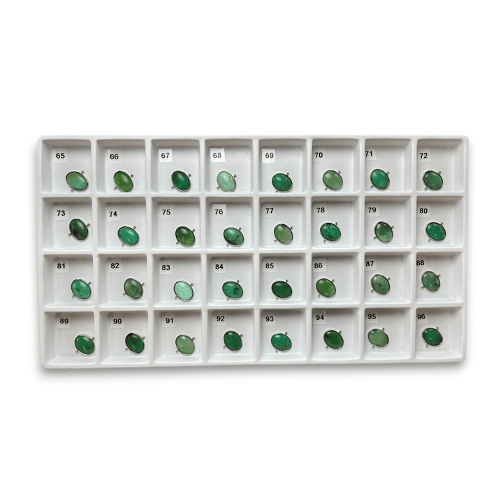 Choose Your Own Chrysoprase Oval – Silver