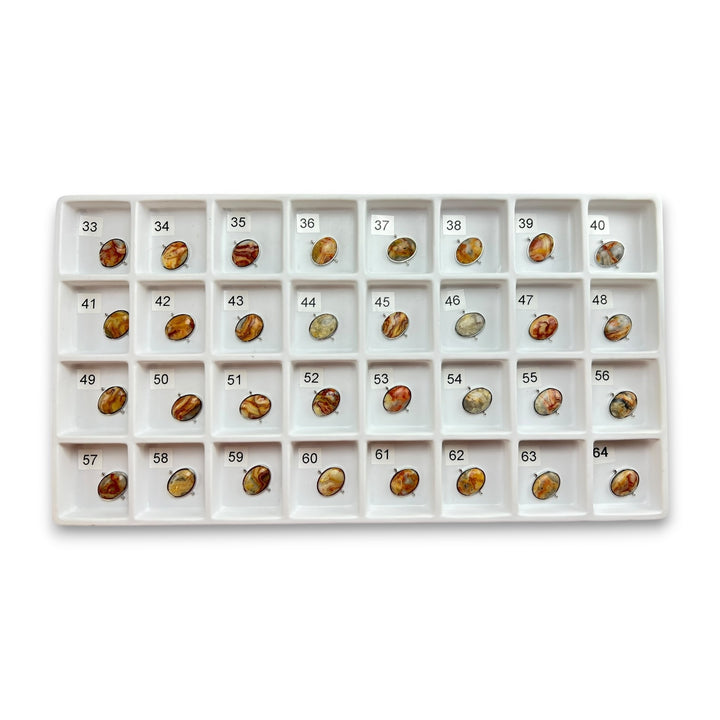 Pre Shop Preview Choose Your Own Crazy Jasper Oval – Silver