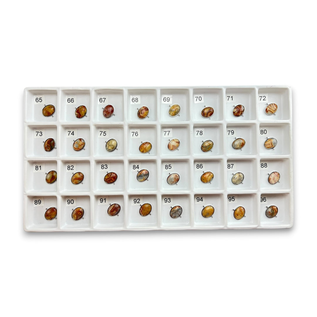 Pre Shop Preview Choose Your Own Crazy Jasper Oval – Silver