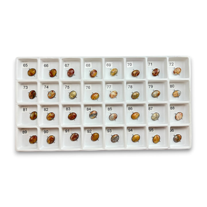 Pre Shop Preview Choose Your Own Crazy Jasper Oval – Silver