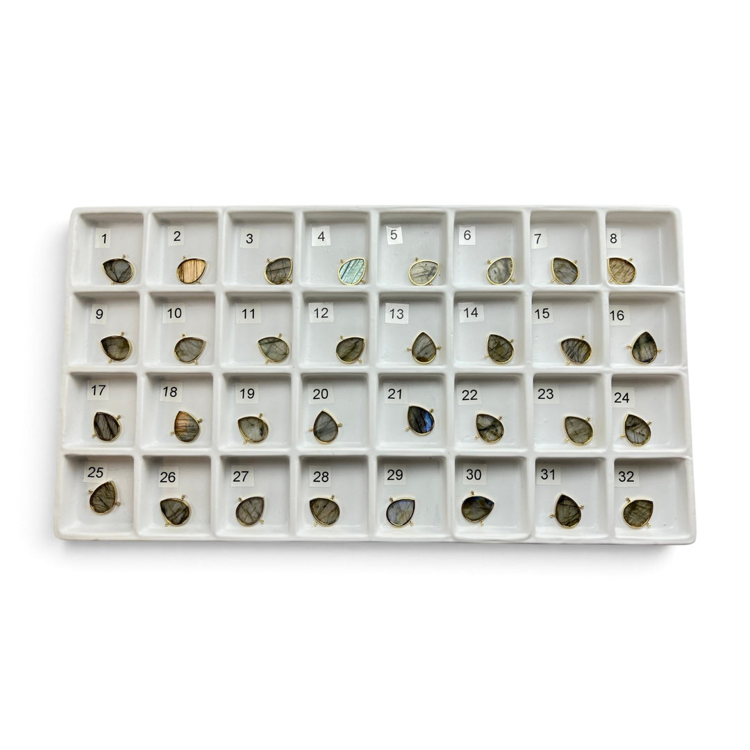 Choose Your Own Flat Luxe Labradorite AquaPoint™ – Gold