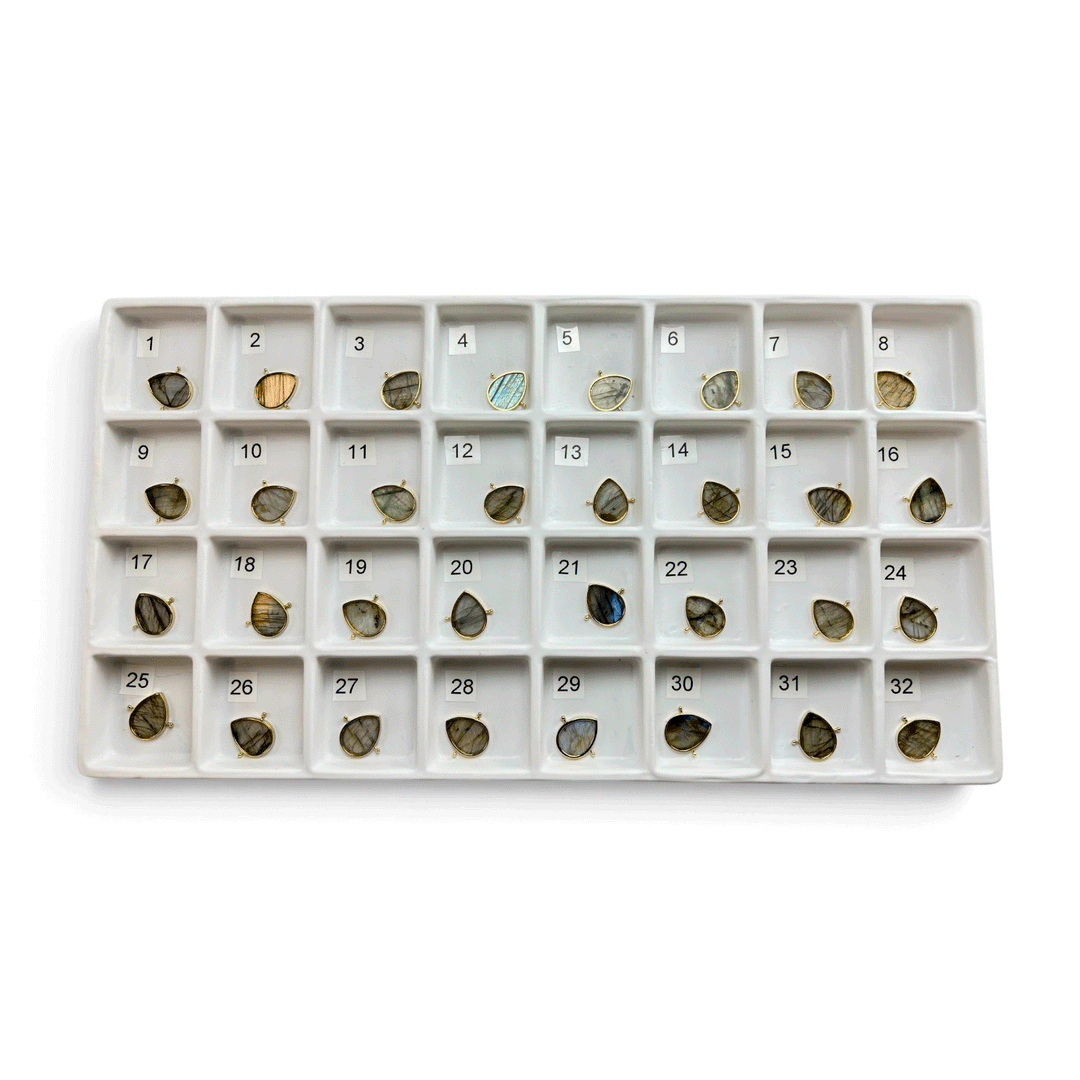 Choose Your Own Flat Luxe Labradorite AquaPoint™ – Gold
