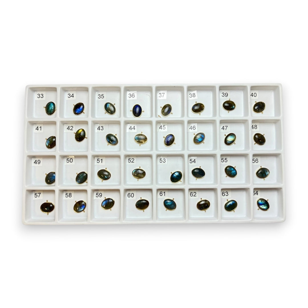 Choose Your Own Luxe Labradorite Oval – Gold