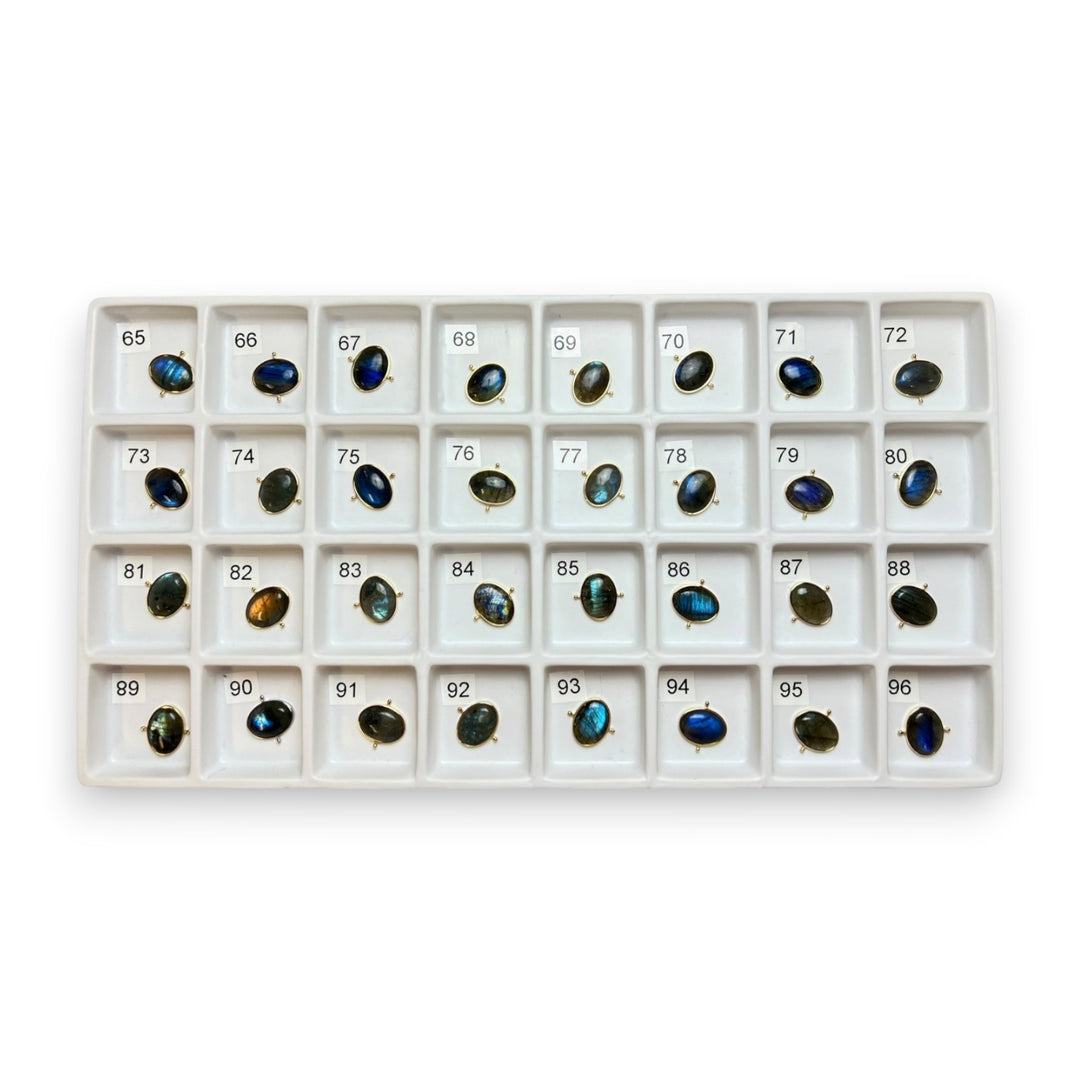 Choose Your Own Luxe Labradorite Oval – Gold