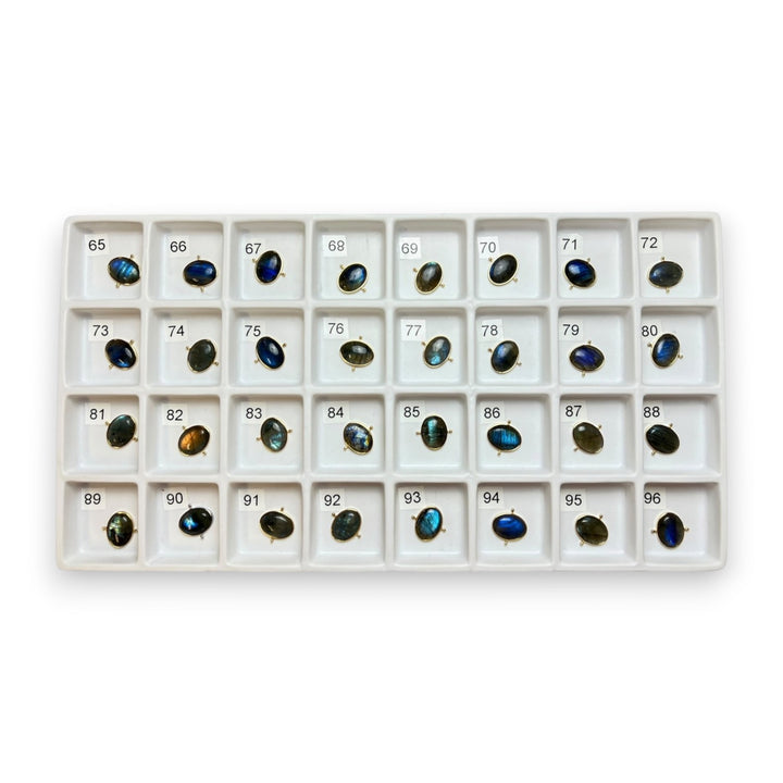 Choose Your Own Luxe Labradorite Oval – Gold