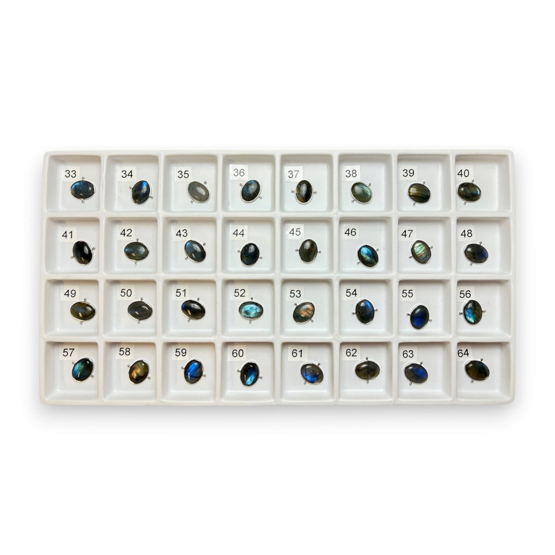 Choose Your Own Luxe Labradorite Oval – Silver