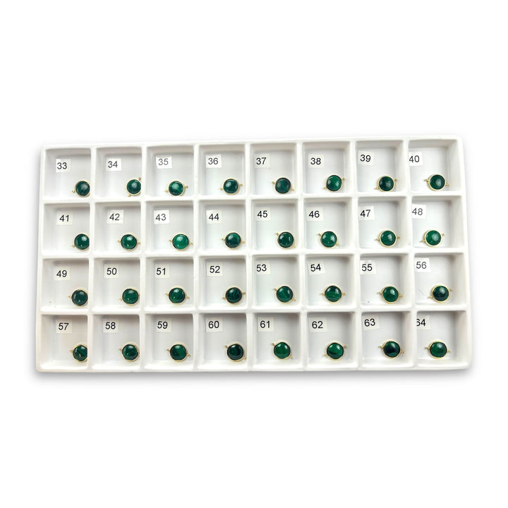 Choose Your Own Malachite Round – Gold