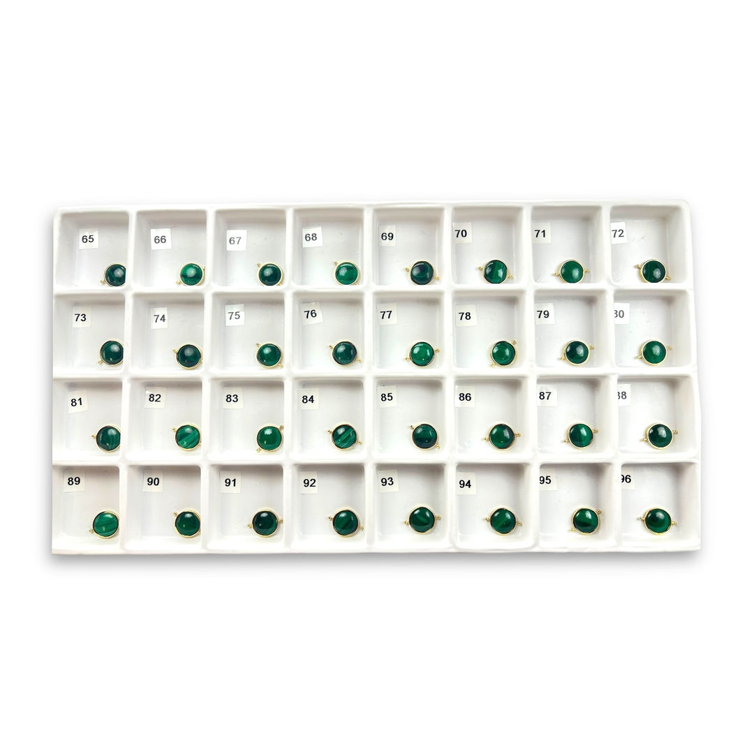 Choose Your Own Malachite Round – Gold