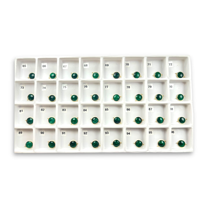 Choose Your Own Malachite Round – Gold