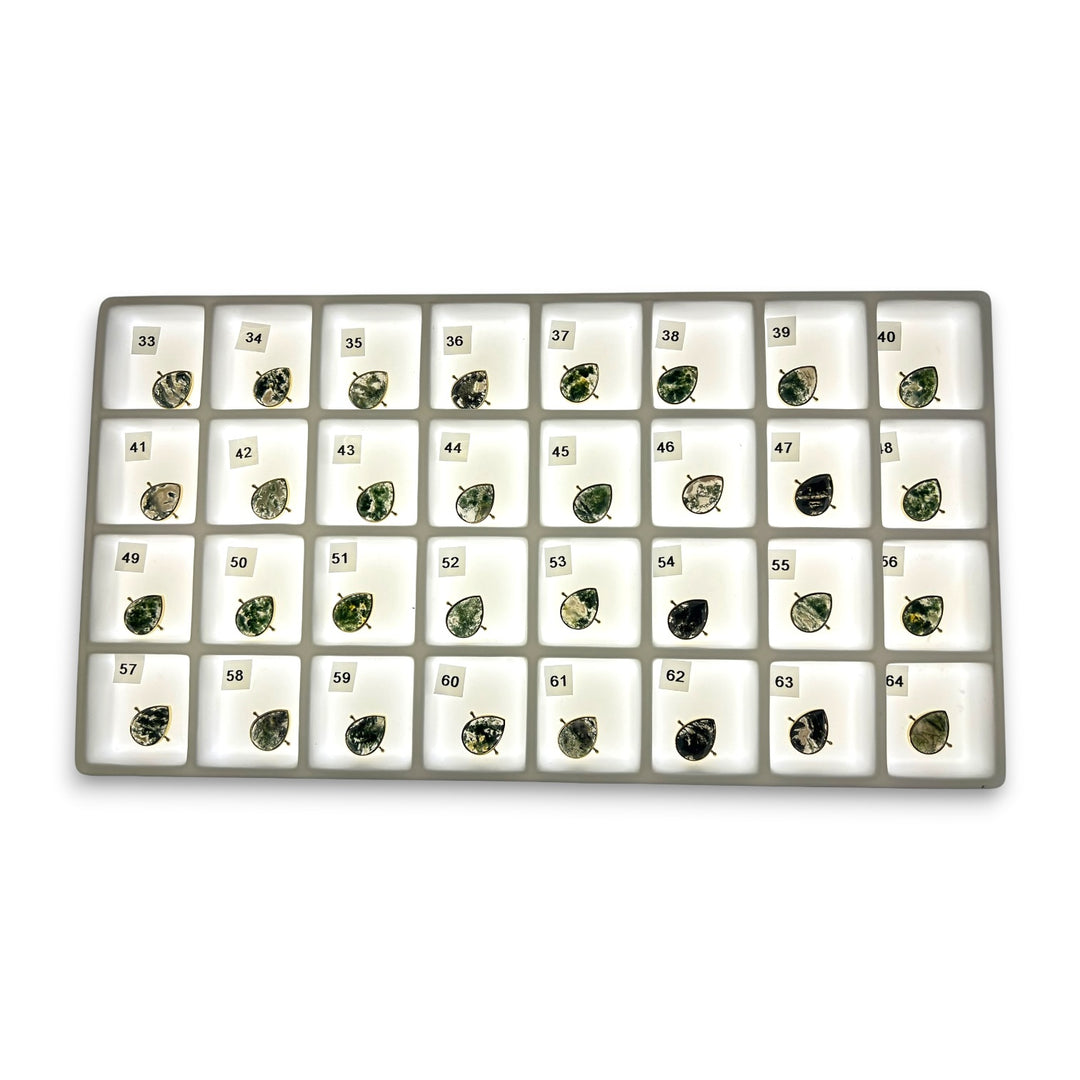 Choose Your Own Moss Agate AquaPoint™ – Gold