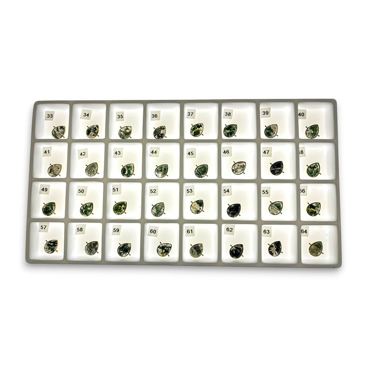 Choose Your Own Moss Agate AquaPoint™ – Gold