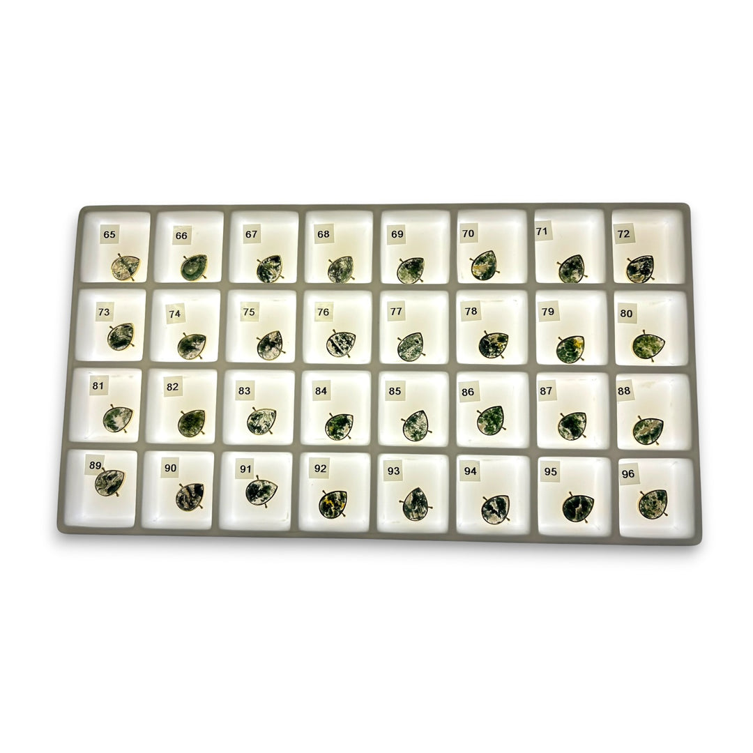 Choose Your Own Moss Agate AquaPoint™ – Gold