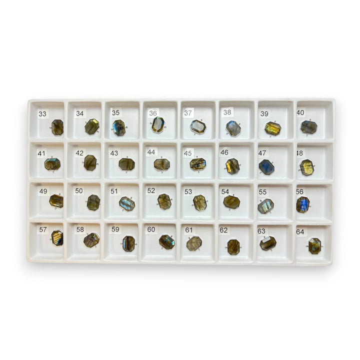 Choose Your Own Luxe Labradorite Octangle – Silver