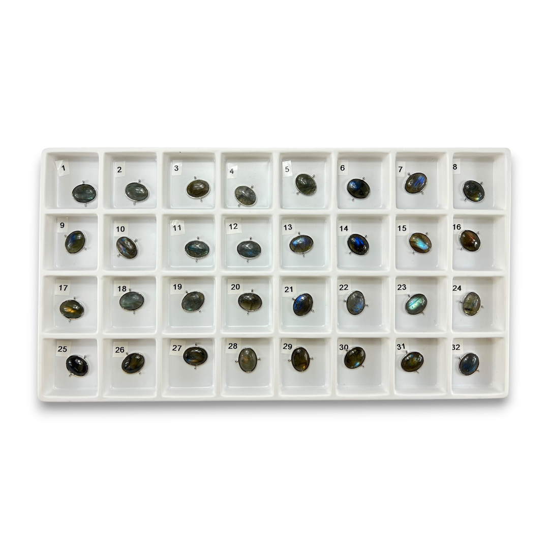 Choose Your Own Luxe Labradorite Ovals – Silver