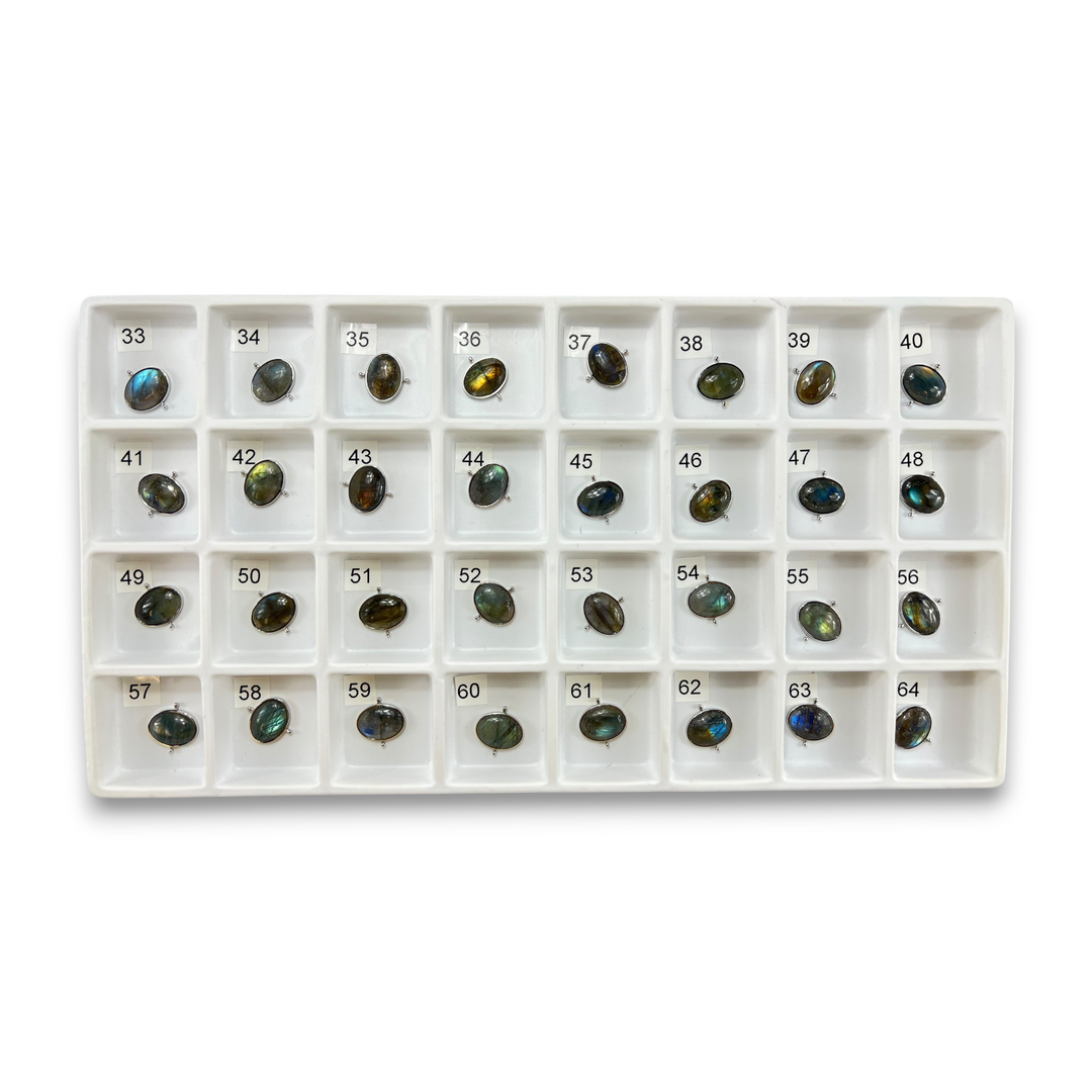 Choose Your Own Luxe Labradorite Ovals – Silver