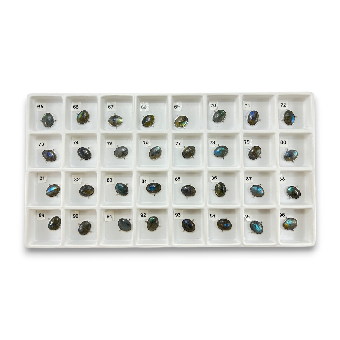 Choose Your Own Luxe Labradorite Ovals – Silver