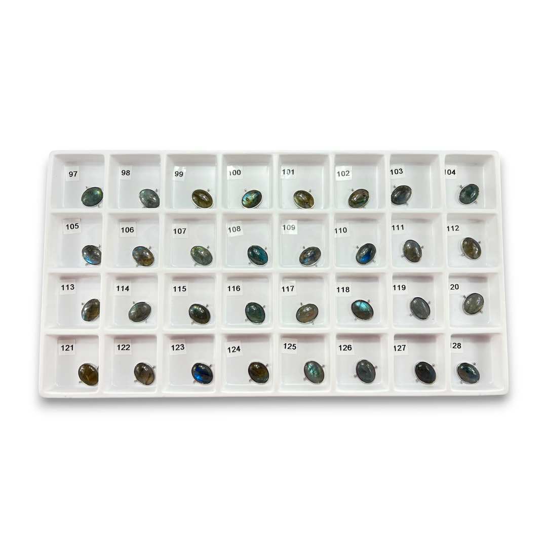 Choose Your Own Luxe Labradorite Ovals – Silver